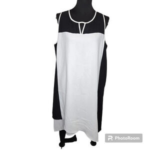 Lane Bryant Colorblock Midi Dress